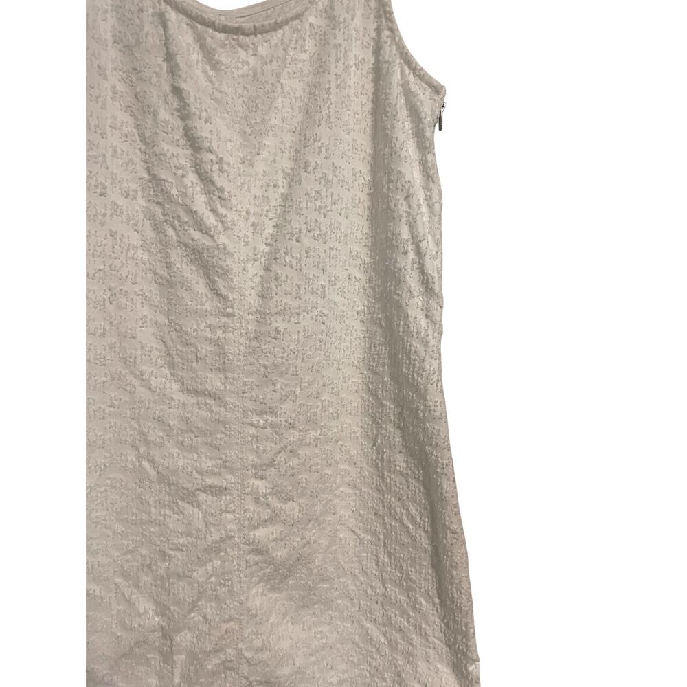 Rag & Bone White Tweed Mini Dress Denim Kimmie Raw Hem Coastal Indie -Small - Picture 5 of 8